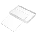 Pack of 10 Clear Acrylic Sheet 5" x 7" Cast Plexiglass Panel 1/8" Thick (3mm) Transparent Plastic Board for Sign, Craft, Display Projects, Laser Cutting, Engraving, Painting