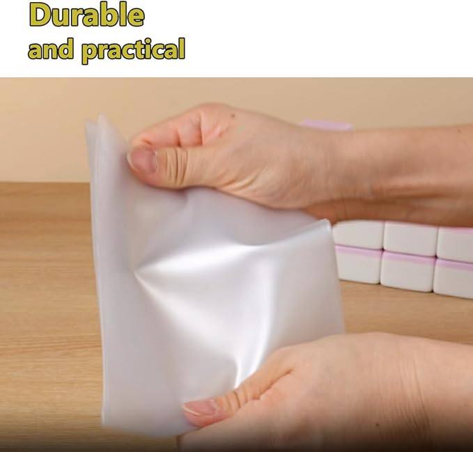 aoG Mahjong Card Holder for Mah Jongg Hands and Rules, Non Glare, PVC Plastic, Soft, Durable, 2025 (Standard 2 pcs)