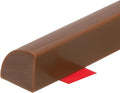 uxcell Flexible Molding Trim, 59 Inch Flexible Quarter Round Molding Silicone Peel and Stick Trim Self Adhesive Shower Water Barrier for Corner Decor Bathroom Kitchen, Brown
