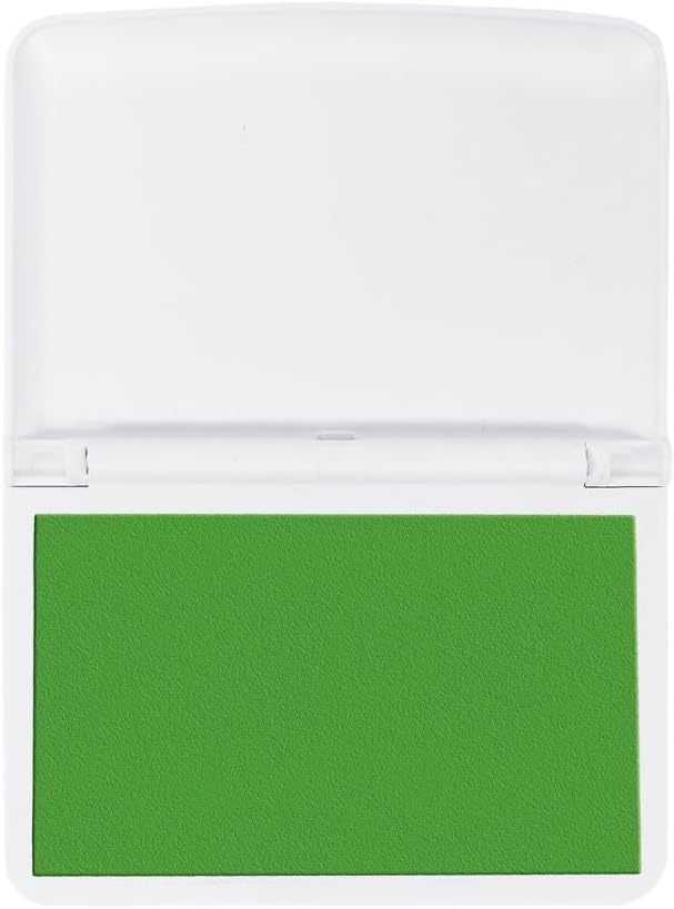 COLOP Make Series, Ink Stamp Pads, with Non-Toxic Premium Ink, Water-Based Acid-Free (Smooth Green, Make 1-1-15/16" x 3-1/2")