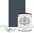 ALL-IN-ONE Paint, Durable cabinet and furniture paint. Built in primer and top coat, no sanding needed. Includes our 30 featured color card - Bermuda, Gallon