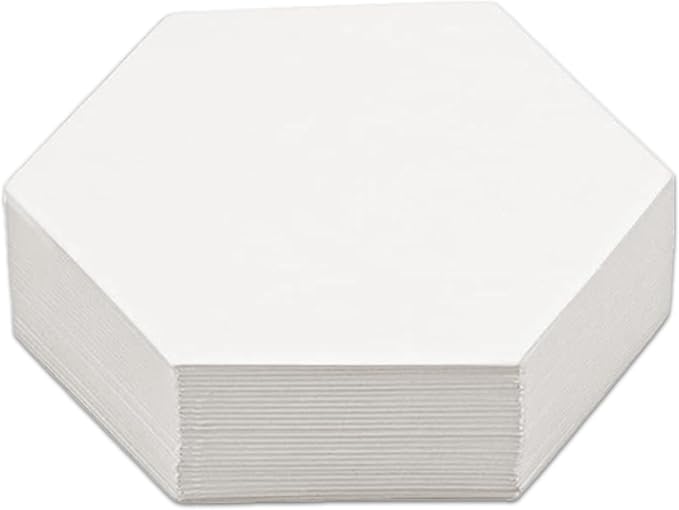 LaserThing Quilting Paper Templates | Handy Tools for Crafting Quilt Patterns | Ideal for Precision Quilting Projects | Includes 1'' Hexagon EPP Set - 300 Pieces