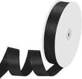1" Width x 100 Yards Satin Ribbon, Black Ribbon Perfect for DIY Craft, Bows, Gift Wrapping, Flower Bouquet, Valentine's Day, Christmas and Halloween Party Decoration