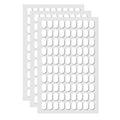 270 Pcs Sticky Tack Poster Stickers, Double Sided Sticky Round Clear Stickers, No Trace Poster Adhesive Putty Removable Waterproof Adhesive Dots for Festival Decoration Sticky Dot (0.31" X 0.51")