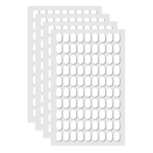 360 Pcs Double Sided Sticky Dot, Sticky Tack Poster Stickers Round Clear Stickers, No Trace Poster Adhesive Putty Removable Waterproof Adhesive Dots for Festival Decoration Sticky Dot (0.31" X 0.51")