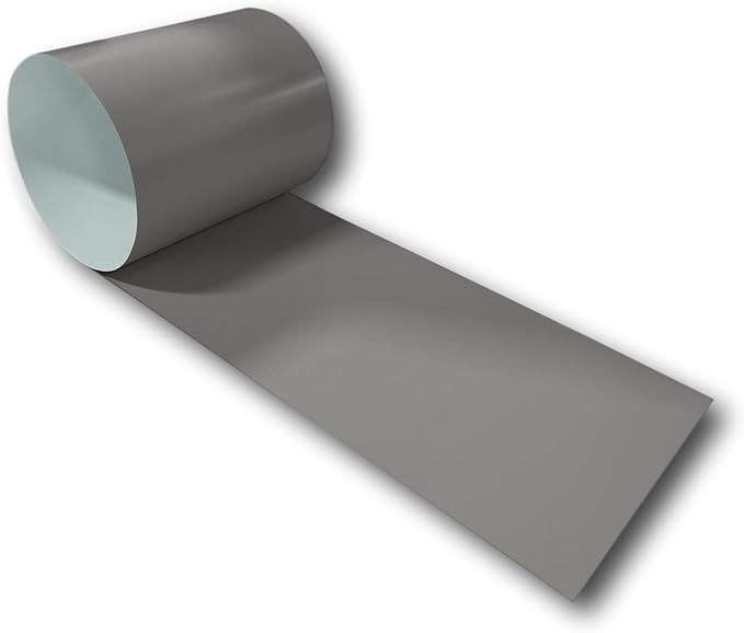 Eagle 1: 24 Gauge KYNAR 500 Sheet Metal Flashing Rolls-10 FT Long-Heavy Duty Pre-Finished Rolls-Commercial Grade-Roofing Flashing, Fascia Cover, Coping Cap-Multiple Sizes (30" x 10 FT, Slate Gray)