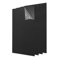 uxcell 4Pcs Acrylic Sheets 12x8 Inch Acrylic Panel 1/8 Inch-3mm Plastic Board for Picture Frames Sign Holders DIY Display Projects Craft, Black