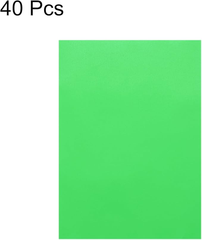 MECCANIXITY Colored Vellum Paper, 40 Sheet Green Transparency 8.3" x 5.9" Printable Vellum Paper, Translucent Vellum Sheets for Printing Wedding Invitations Ink Jet Laser Printer