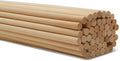 Dowel Rods Wood Sticks Wooden Dowel Rods 1/2 x 18 Inch Unfinished Hardwood Sticks for Crafts and DIYers 250 Pieces by Woodpeckers