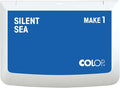 COLOP Make Series, Ink Stamp Pads, with Non-Toxic Premium Ink, Water-Based Acid-Free (Silent Sea, Make 1-1-15/16" x 3-1/2")