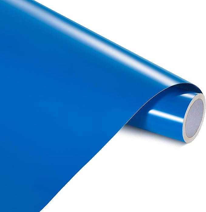 Ant Smart Adhesive Permanent Vinyl Compatible with Cricut Explore and Maker Series Without Cutting Mats, Create DIY Projects, Decals, Stickers & More (Blue, 13inchx10ft)