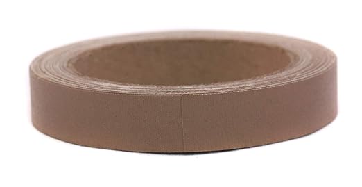 BookGuard 0.75 inch Premium Bookbinding Repair Cloth Tape, 15 Yard Roll, Tan