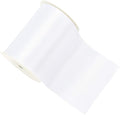 YAMA Double Face Satin Ribbon Roll - 4 inch Wide Solid Color Craft Ribbon, Great for Chair Sash,Making Bow, Sewing and Wedding Bouquet- 5 Yard/Spool, White