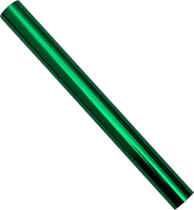 Coolprints Foil for Laminator and Laser Printer, Foil for Toner, Basic Colors, Roll of 12.6 Inches x 32.8 Feet (Green)