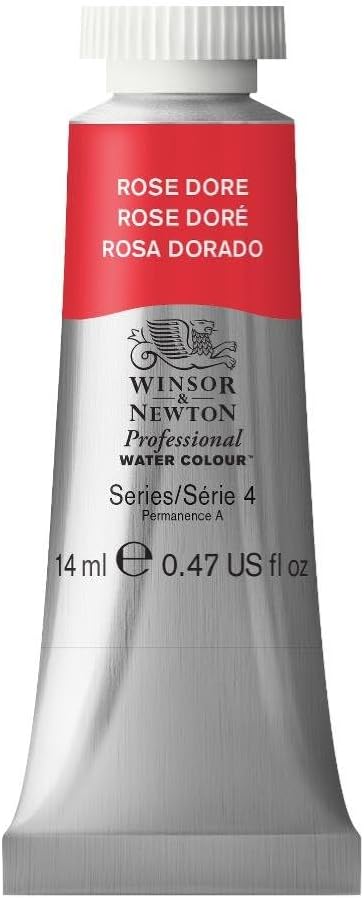 Winsor & Newton Professional Water Colour Paint, 0.47-oz Tube, Rose Dore