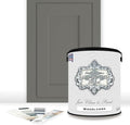 ALL-IN-ONE Paint, Durable cabinet and furniture paint. Built in primer and top coat, no sanding needed. Includes our 30 featured color card - Woodlands (muted, earthy, mossy green), Gallon