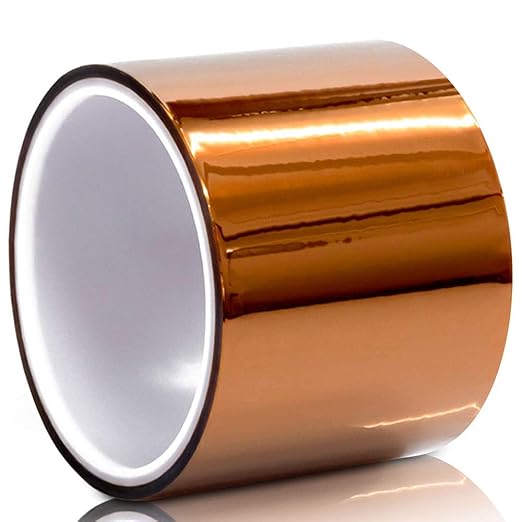 MYJOR Brand High Temperature Tissue Paper Tape, 2in x 108ft x 1 roll Used to Protect CPU and 3D Printer Work Surface, PCB Circuit Board Professionals