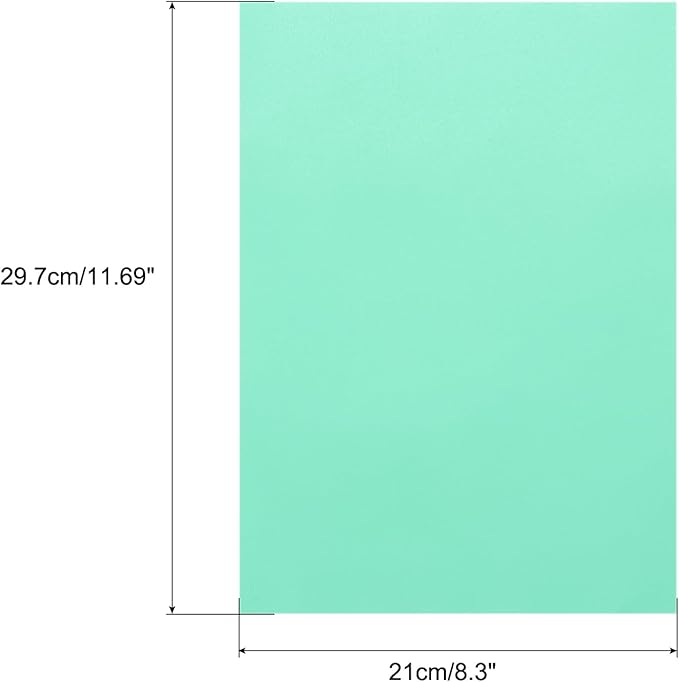 MECCANIXITY Colored Vellum Paper, 50 Sheet Sky Blue Transparency 11.7 x 8.2 Printable Vellum Paper, Translucent Vellum Sheets for Printing Wedding Invitations, Ink Jet Laser Printer