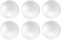 6pc 4 Inch Craft Foam Balls White Smooth Polystyrene Foam Ball for DIY Arts and Crafts, Decoration Household School Projects, Class Crafts Making, Christmas Holiday