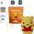 THE GOOKIE Amigurumi Crochet Kit for Beginners – DIY Crochet Kit with Yarn, Hook, Eyes & Stuffing – Easy Starter Set with Video Tutorials – Cute Plush Toy Craft Gift for Kids, Teens & Adults (Bear)