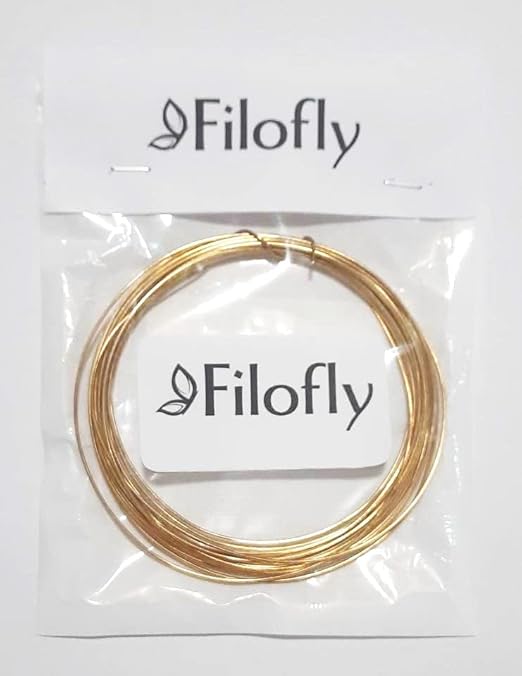 20 Gauge, Jeweler's Brass Wire, Red Brass, Round, Dead Soft, CDA #260-1OZ(20FT) by CRAFT WIRE