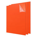 uxcell 3Pcs Acrylic Sheets 8x8 Inch Acrylic Panel 1/8 Inch-3mm Plastic Board for Picture Frames Sign Holders DIY Display Projects Craft, Orange