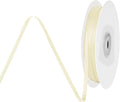 1/8 Inch X 100 Yards Cream Satin Thin Ribbon Solid Color Double Faced Ribbons Perfect for Crafts Wedding Decor Bow Making Arts Sewing and More