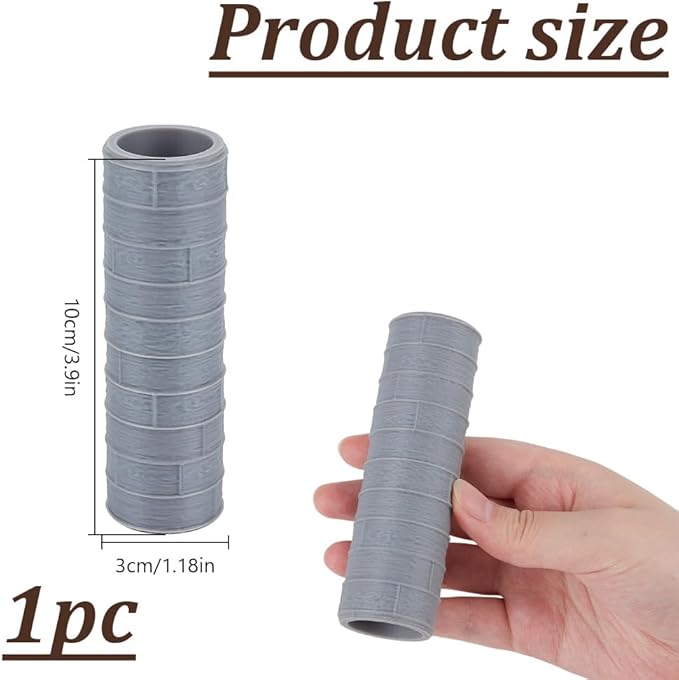 Topography Texture Roller Large Brick Clay Texture Rollers Rectangle DIY Embossing Pottery Decortive Tool for Pathfinder, PRG, Miniatures, Tabletop Board Game Topography Accessory