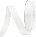 Offf White Satin Ribbon 7/8" X 50 Yards Solid Color Double Faced Ribbons Perfect for Crafts Wedding Decor Bow Making Arts Sewing and More