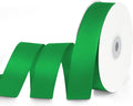 1" x 50 Yards Satin Ribbon - Green Silk Ribbon with Spool - Ideal for Gift Wrapping, Floral Bouquets, Crafts, Wedding Party Decorations, Christmas and Sewing Projects
