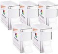 ChromaLabel 1 Inch Circle Sticker Labels, Easy to Write On Round Colored Stickers, Removable Sticky Dots - 1000 Dot Label Stickers per Dispenser Box, White Sticker Labels - Case of 5