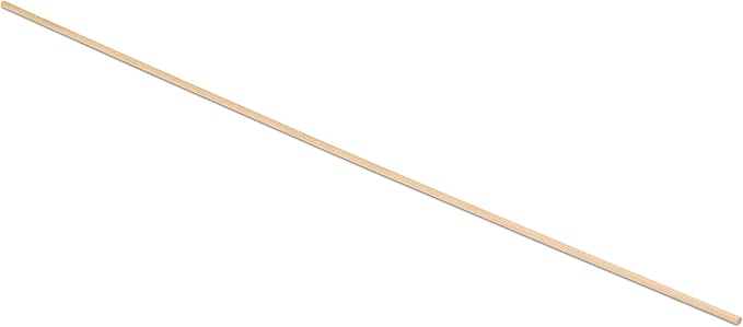 Wooden Dowel Rod, 1/8 Inch x 18 Inch Wood Dowels, Pack of 100 Wooden Dowels for Crafts, Unfinished Hardwood Wooden Dowels Rods, Strong Wood Rod Dowels for Crafting and DIYers