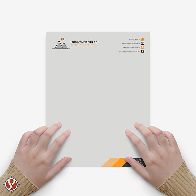8.5 x 11" Gray Color Paper Smooth, for School, Office & Home Supplies, Holiday Crafting, Arts & Crafts | Acid & Lignin Free | Regular 20lb Paper - 100 Sheets