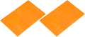 MECCANIXITY 2 Pcs Stained Glass Sheet Mosaic Tile 7.9 Inch x 5.9 Inch Orange Red Stained Glass Sheets for Crafts DIY Art Project