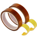 EQUTY BAYMERS 2 Rolls 20mm X 33m 108ft Heat Tape,Adhesive Heat Resistant/Transfer Tape, Heat Vinyl Thermal Sublimation Press Tape,No Residue,Electronics,Soldering,Protecting Circuit Board