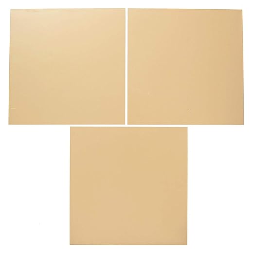 EAGLE 1: 12" x 12" 26 Gauge Sheet Metal Squares (3 Pack Per Order, Multiple Colors) Great for Arts, Crafts, DIY Home or Work Projects (18" X 18", Sahara Tan)