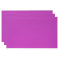 PATIKIL 6x10 Inch Anodized Aluminum Sheet Metal, 3Pcs Laser Plates Engraving Blanks 0.5MM Thin Rectangle for Crafting DIY House Laser Engraving, Purple