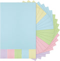 Sinmoe 100 Sheets 5 Shades Cardstock Paper 8.5 x 11 Inches 180gsm Solid Core Printer Paper for Scrapbooking DIY Arts Crafts Making Office Home Supplies(Macaron Series)