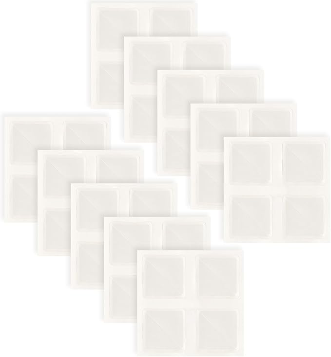 Lineco Acid-Free Archival Polypropylene Mounting Corners, Self Adhesive and Pressure Sensitive, 1.25", for Artwork Pictures and Documents (Qty:256)