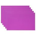 PATIKIL 6x10 Inch Anodized Aluminum Sheet Metal, 5Pcs Laser Plates Engraving Blanks 0.5MM Thin Rectangle for Crafting DIY House Laser Engraving, Purple