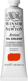 Winsor & Newton Artists' Oil Color, 37ml (1.25 oz) Tube, Transparent Orange