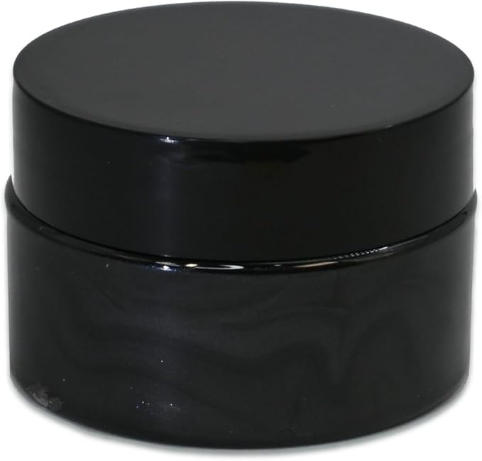 Shimmer Metallic Acrylic Paint Black Metallic Chalk Paste 1.7oz/50ml, Ideal for Wood/T-Shirts/Glass/Stone, DIY Crafts Projects Glitter Pearlescent Golden Pigment Suitable for Beginners Artists