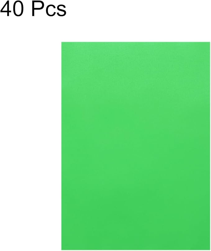 MECCANIXITY Colored Vellum Paper, 40 Sheet Green Transparency 8.5 x 11 Printable Vellum Paper, Translucent Vellum Sheets for Printing Wedding Invitations Ink Jet Laser Printer