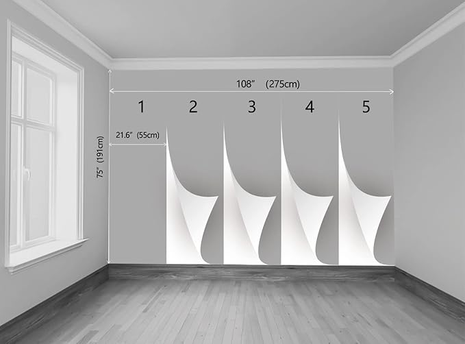 3D Wallpaper Abstract Tunnel Space Stereo Wall Mural Metal Ball Tapiz para Pared for Bedroom Living Room TV Background Wall Studio（Not Peel and Stick）