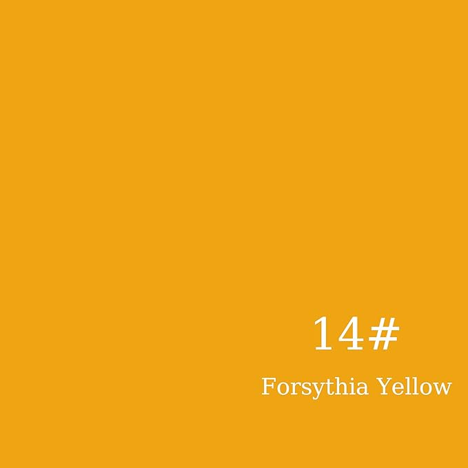 Huamei Seamless Photography Background Paper, Photo Backdrop Paper 53-Inches Wide x 16-Feet, (4.4x16 Feet, #14 Yellow)