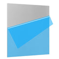 6061 T651 Aluminum Sheet Metal 20 x 20 x 1/8 (0.125”) Inch Flat Plain Aluminum Plate Covered with Protective Film, Heat Treatable Rectangle 3MM Aluminum Metal Plate for Crafting, Industrial