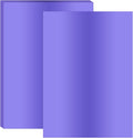 PATIKIL 11.7x8.3" Hot Stamping Foil Paper Sheet, 20 Sheets A4 Heat Transfer Hot Stamping Paper Foil for Leather DIY Logo Decor Craft Gift Package Scrapbook Card, Violet