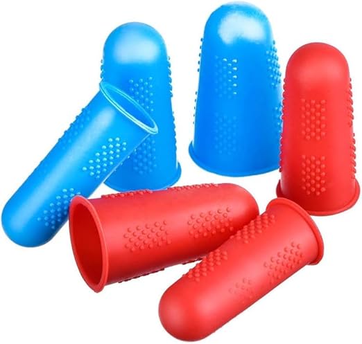 3Pcs Silicone Finger Protector for Hot Glue Gun for Hot Glue, Rosin Wax, Resin, Adhesives, Scrapbooks, Sewing Art Glues and Pastes Craft Supplies