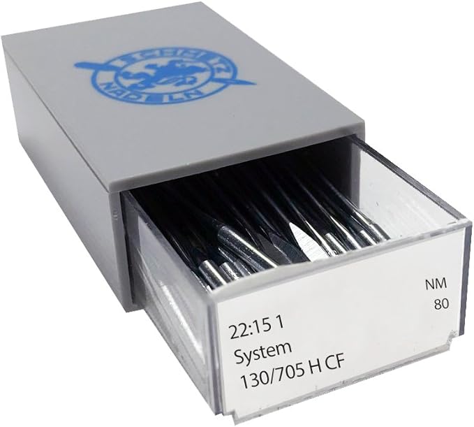 SCHMETZ Chrome Universal Household Sewing Machine Needles, Size 80/12, Bulk