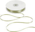 HUIHUANG Solid Color Satin Ribbon 1/8 inch x 100 Yards Roll Ribbon Double Faced for Crafts Gift Wrapping DIY Bows Invitation Card (Spring Green/Sage)